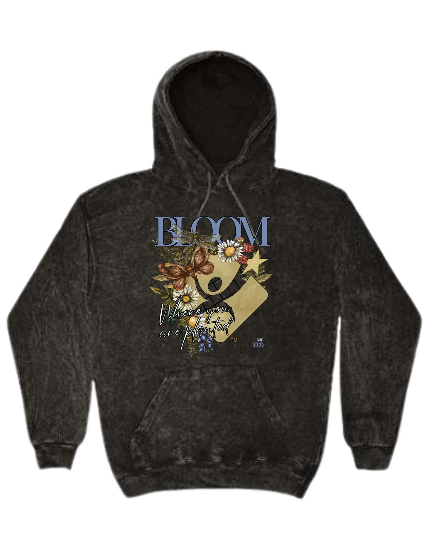 Colortone - Mineral Wash Hooded Sweatshirt- Bloom