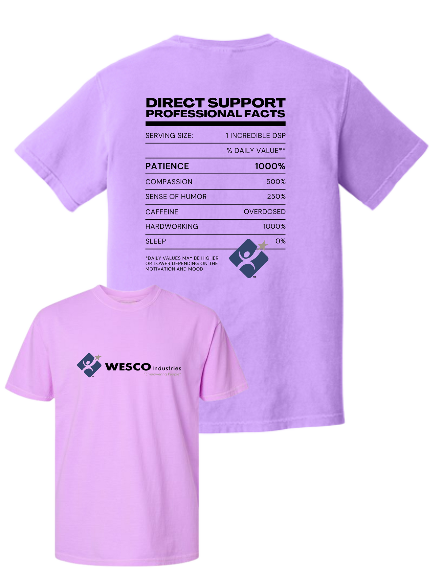 Comfort Colors - Garment-Dyed Neon Violet Heavyweight T-Shirt - DSP Ingredients