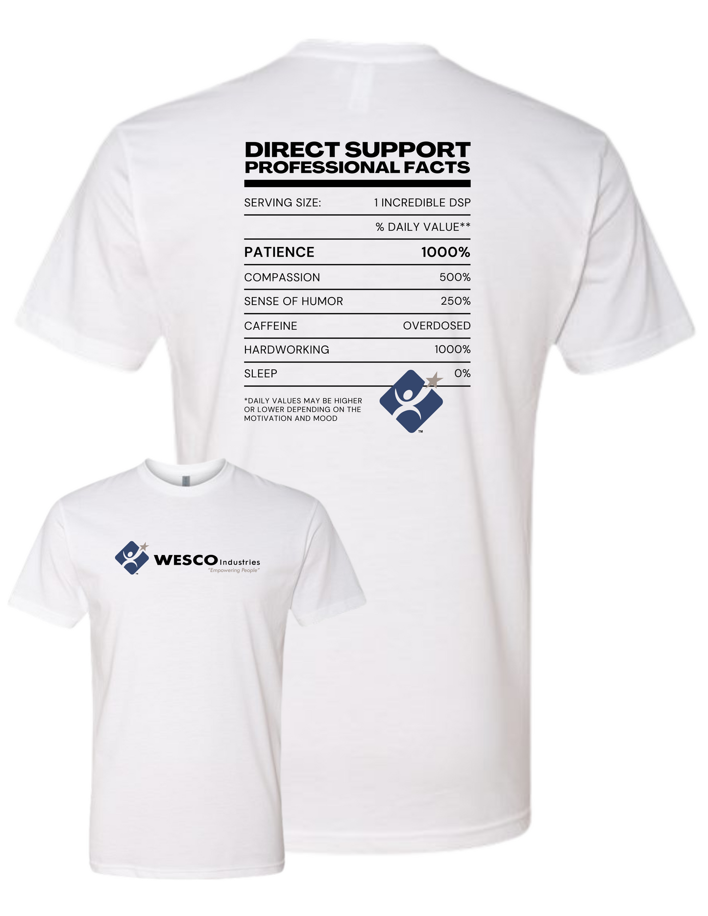 Next Level - CVC White T-Shirt - DSP Ingredients
