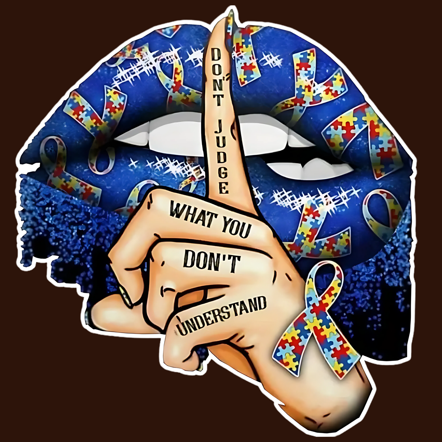 Don't Judge Sticker