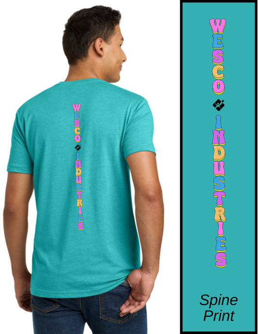 Next Level - CVC Tahiti Blue T-Shirt - Groovy