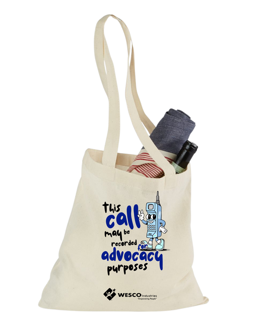 Port Authority natural Eco Blend Cavas Tote - Advocacy Calls