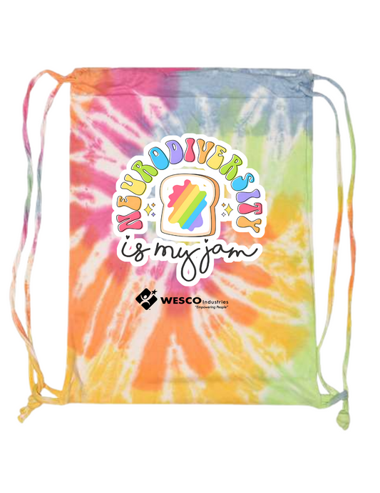 Colortone - Tie-Dyed Eternity Drawstring Backpack - My Jam