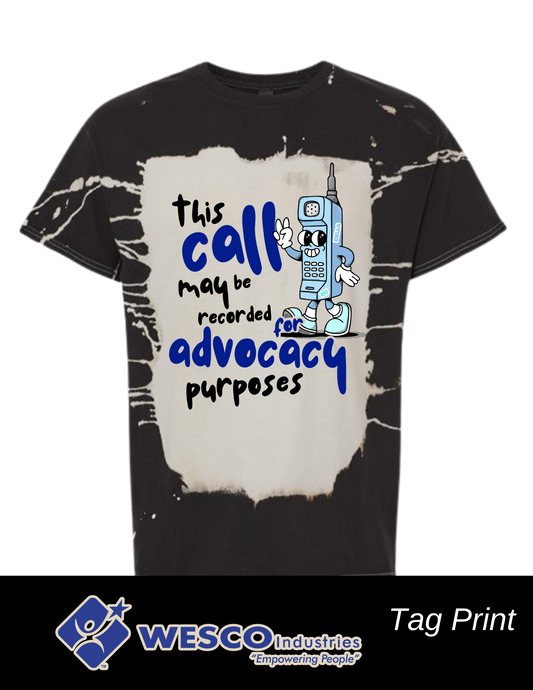 Dyenomite - Bleach Wash Mirage T-Shirt - Advocacy Calls