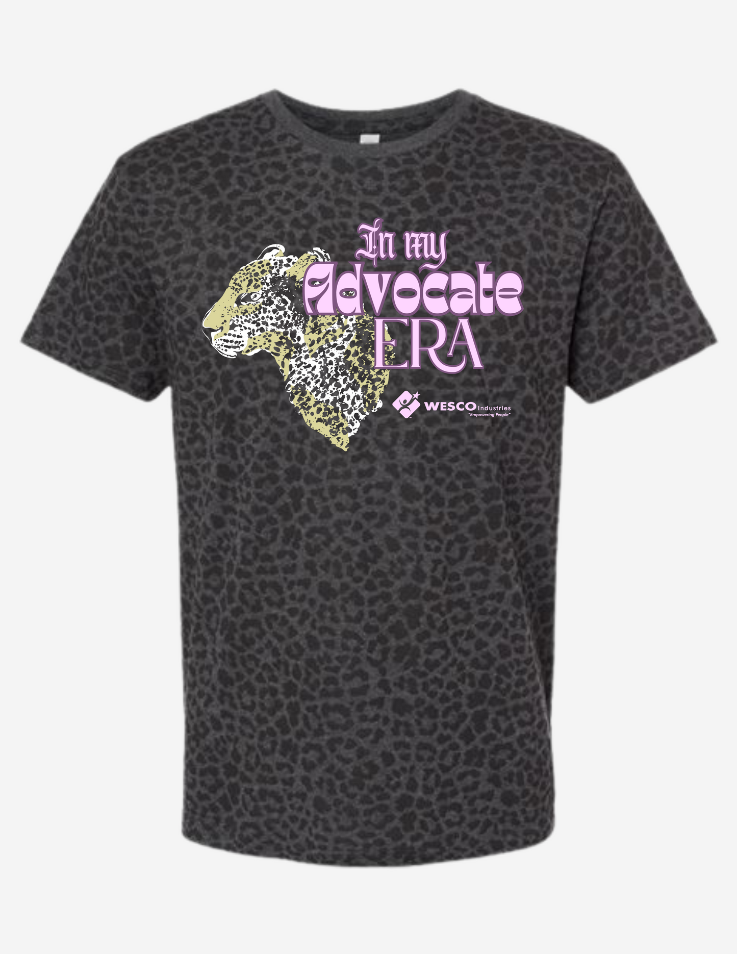 LAT - Fine Jersey Black Leopard Tee - Advocate Era
