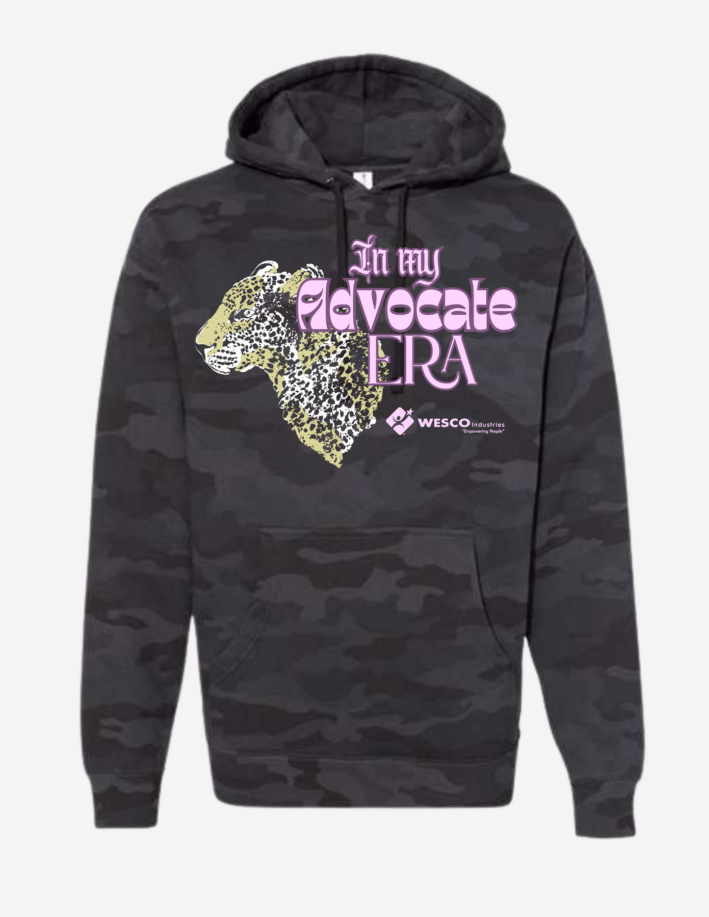 Independent Trading Co. - Heavyweight Black Camo Hooded Sweatshirt - Advocate Era