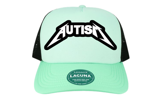 LEGACY - Lt Mint/D. Mint/Black Laguna Cap - Autism