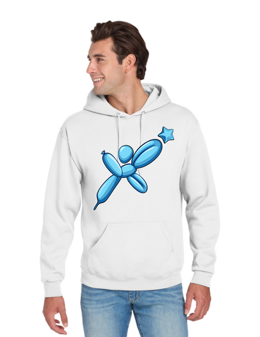 Jerzees® - NuBlend® Pullover White Hooded- Balloon