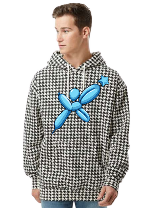 Independent Trading Co. - Heavyweight Houndstooth Hooded Sweatshirt - Balloon