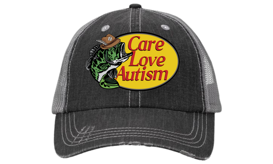 Valucap - Black/Grey Contrast Stitch Cap - Bass