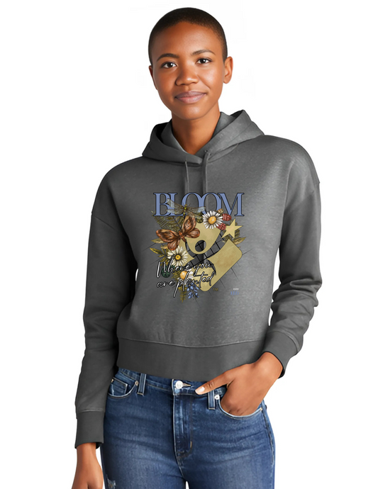 District® Women’s V.I.T.™ Heathered Charcoal Fleece Hoodie - Bloom