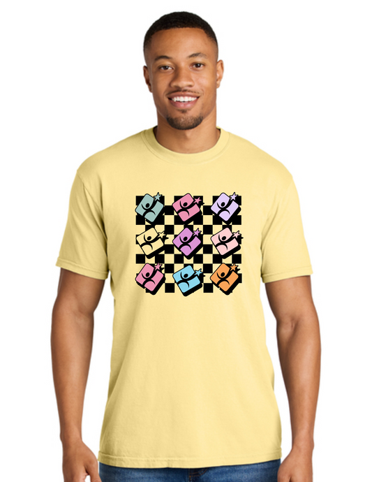 Comfort Colors - Garment-Dyed Butter Heavyweight T-Shirt - Checker