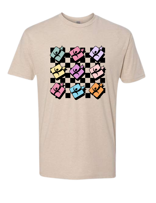 Next Level - CVC Cream T-Shirt - Checker