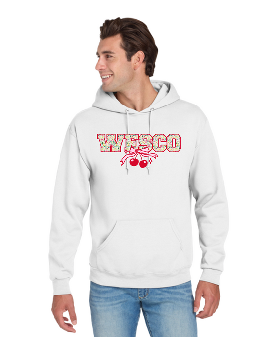 Jerzees® - NuBlend® Pullover White Hooded - Cherry