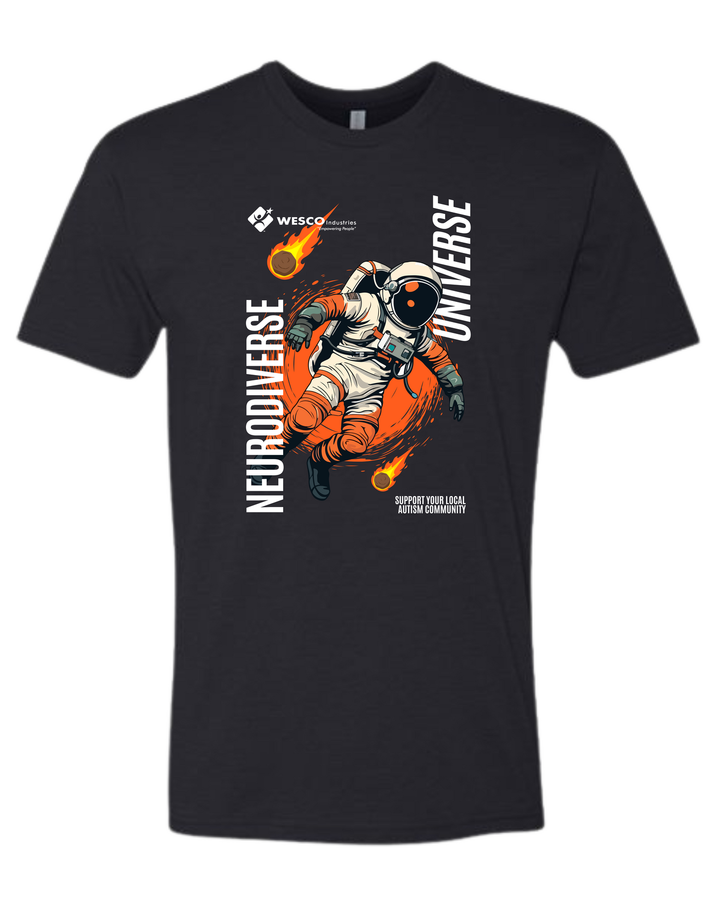 Next Level - CVC Black T-Shirt- Neuro Universe