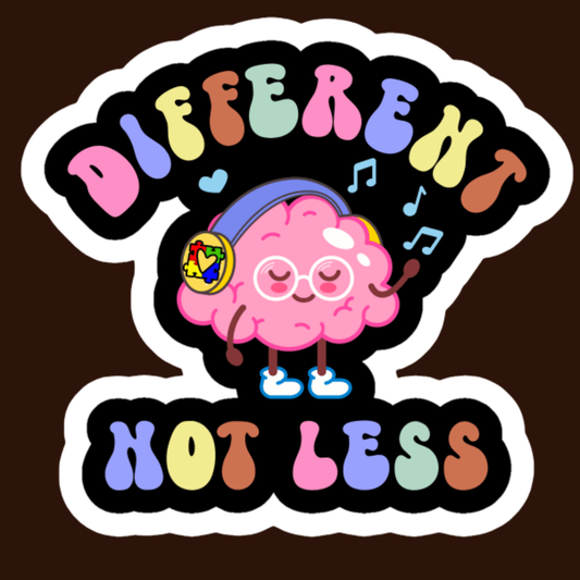 Different Not Less Sticker