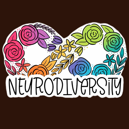 Floral Neurodiversity Sticker