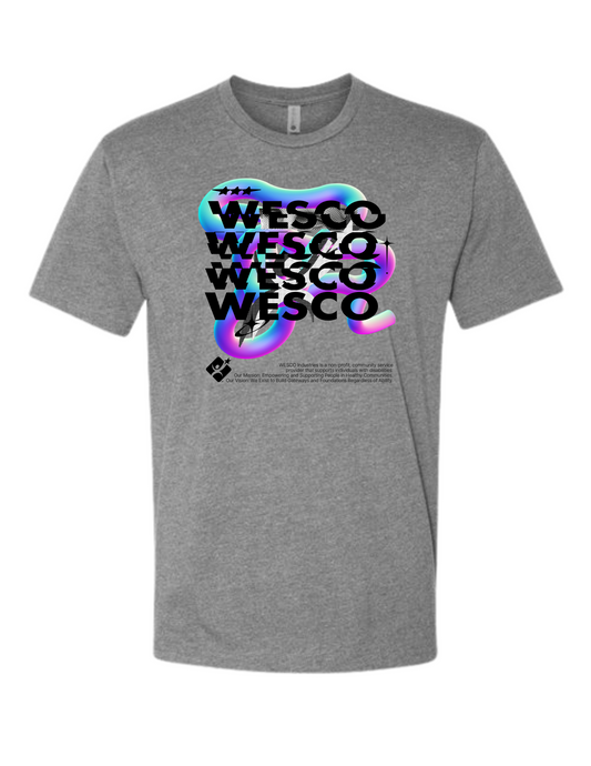 Next Level - CVC Dk H. Grey T-Shirt - Glitched