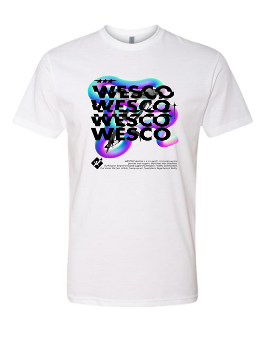 Next Level - CVC White T-Shirt - Glitched