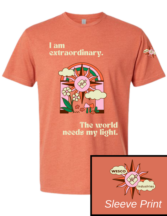 Next Level - CVC Htr Redwood T-Shirt- Extraordinary