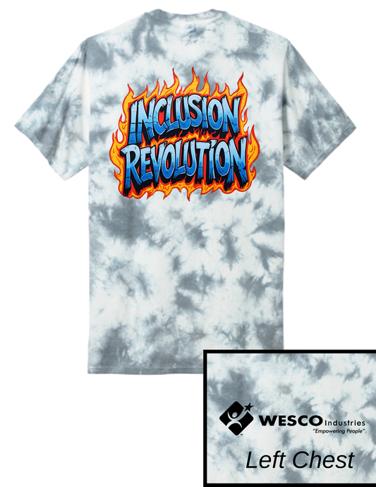 Port & Company ® Crystal Grey Tie-Dye Tee - Inclusion Revolution