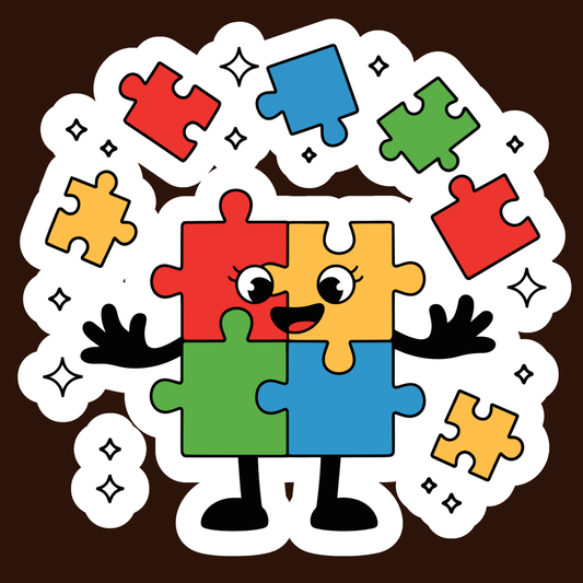 Juggling Puzzle Sticker