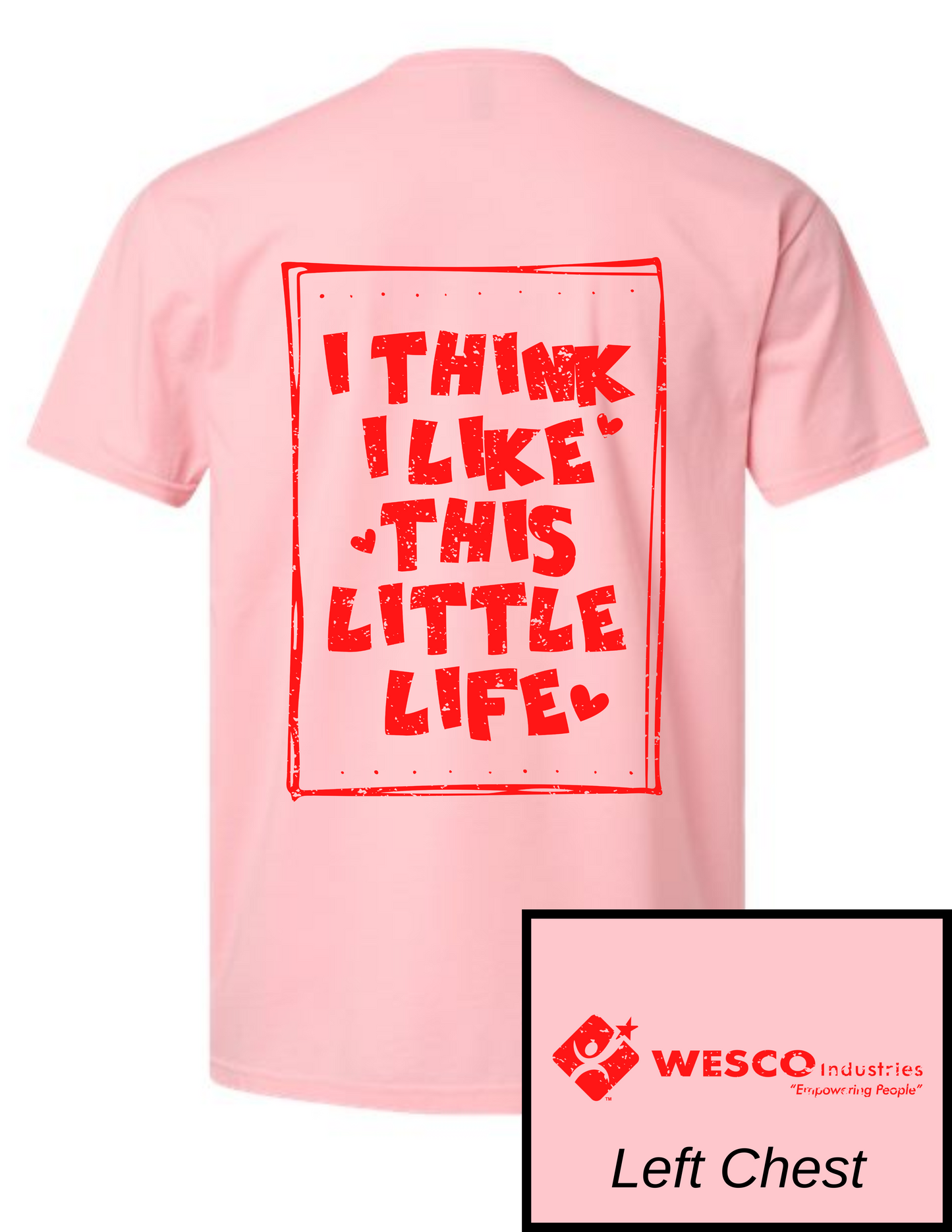 Next Level - CVC H. Light Pink T-Shirt - Little Life