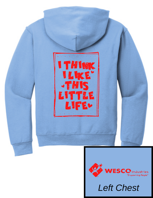 Jerzees® - NuBlend® Lt Blue Pullover Hooded - Little Life