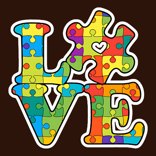 Love Puzzle Sticker
