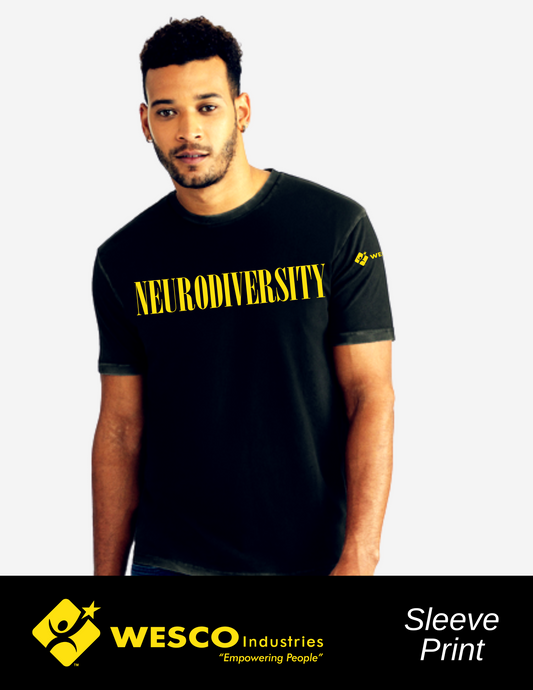 Next Level Apparel® Soft Washed Black Cotton Tee - Nirvana