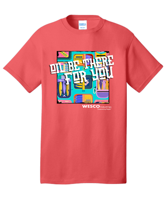 Port and Company Coral Cotton Tee - Oil Be There