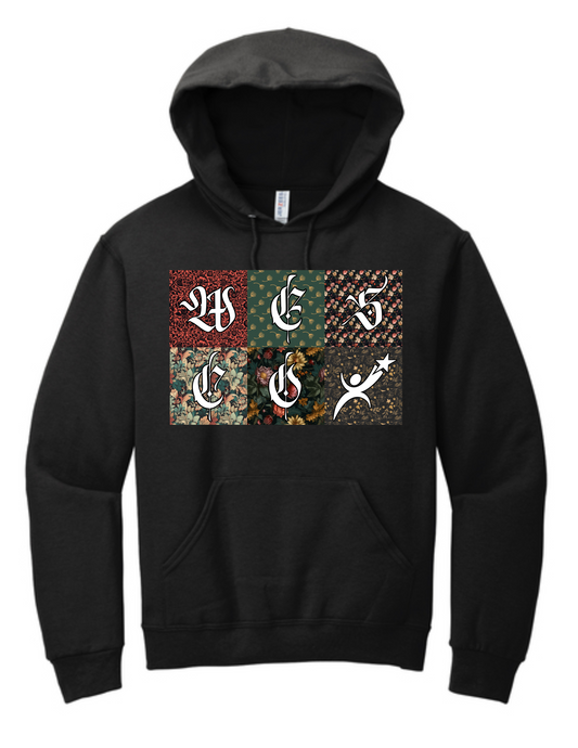 Jerzees® - NuBlend® Pullover Black Hooded - Patches