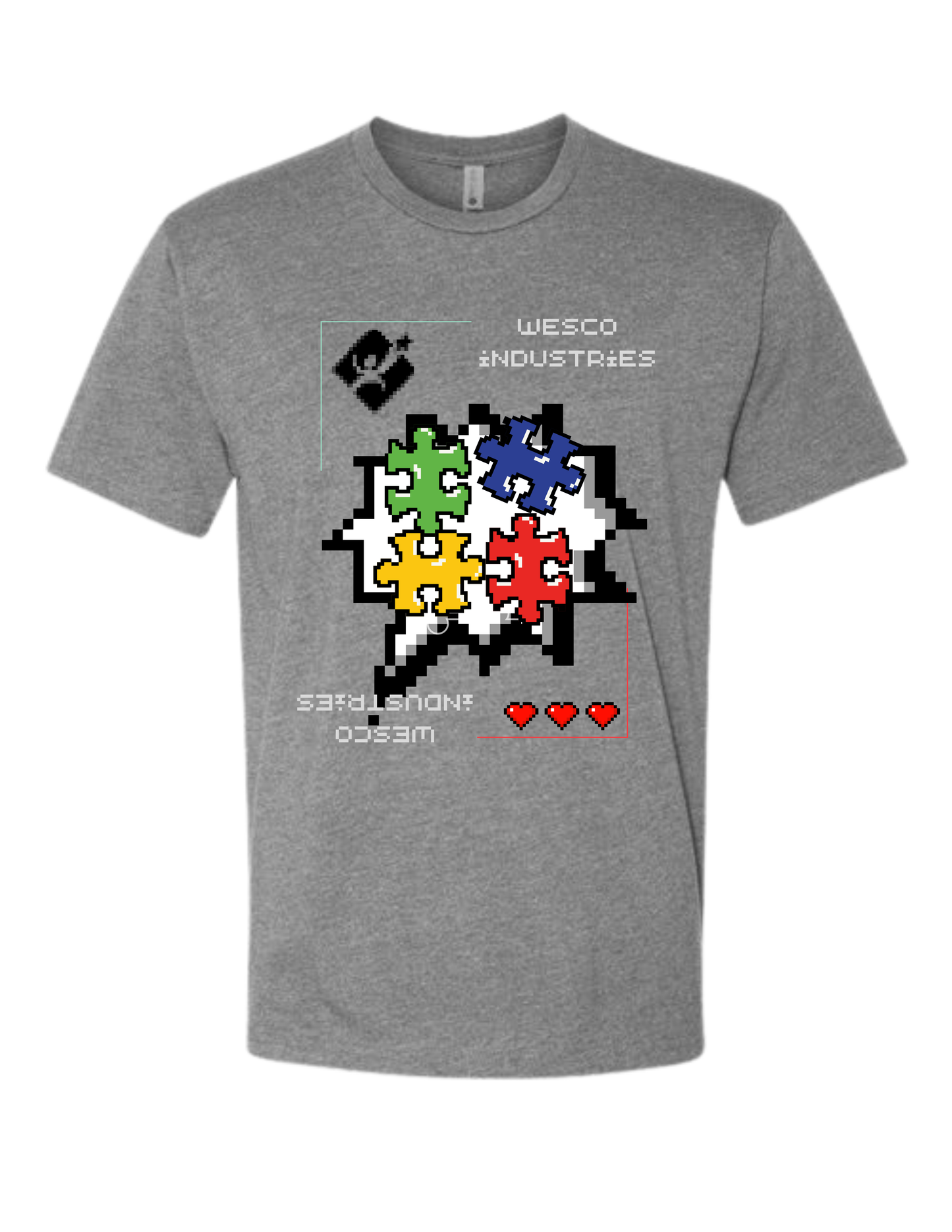 Next Level - CVC Dk. Htr Grey T-Shirt - Pixel