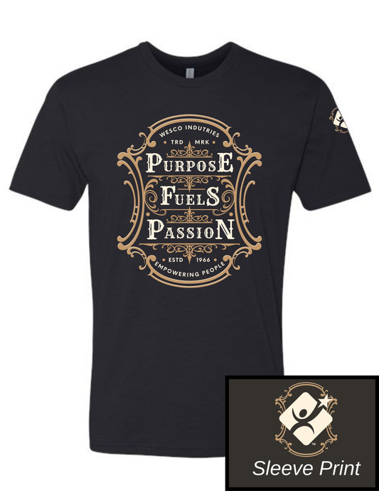 Next Level - CVC Black T-Shirt- Purpose