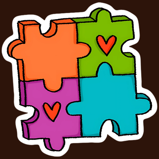 Puzzle Love Sticker