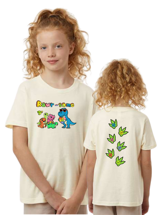 Tultex - Youth Fine Jersey Natural T-Shirt - RawrSome