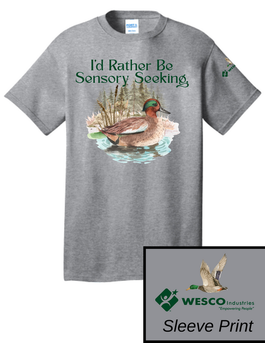 Port and Company Athletic Htr Core Cotton Tee - Sensory Duck
