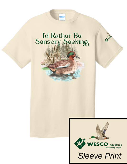 Port and Company Natural Core Cotton Tee - Sensory Duck