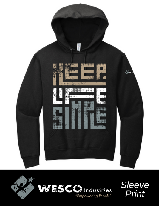 Jerzees® - NuBlend® Black Pullover Hooded Sweatshirt - Simple Life