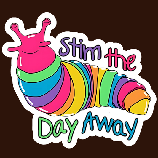 Stim The Day Away Sticker