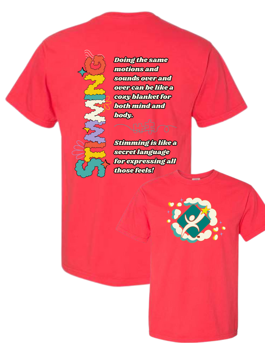Comfort Colors ® Heavyweight Paprika Ring Spun Tee  - Stimming Cloud