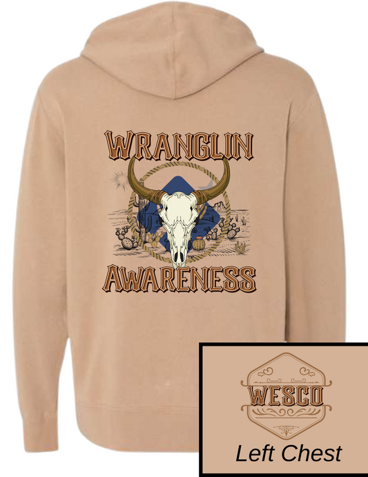 Independent Trading Co. - Sandstone Lightweight Full-Zip Hooded Sweatshirt - Wranglin